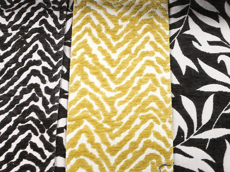 Kwiatowy wzór Jacquard Chenille Curtain Sofa tapicerka MDN975