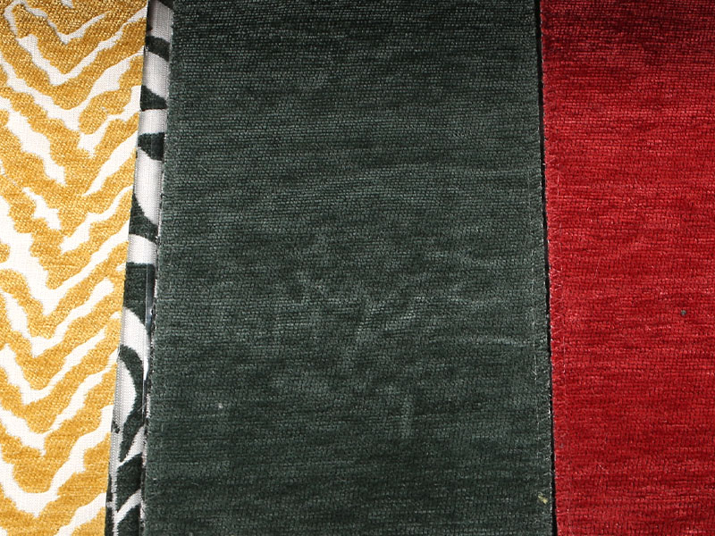 Kwiatowy wzór Jacquard Chenille Curtain Sofa tapicerka MDN975