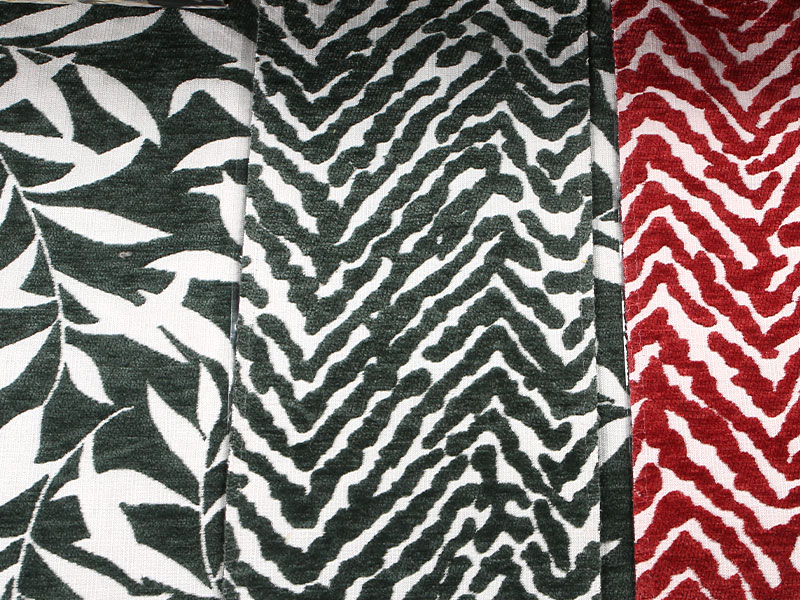 Kwiatowy wzór Jacquard Chenille Curtain Sofa tapicerka MDN975