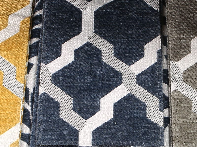 Kwiatowy wzór Jacquard Chenille Curtain Sofa tapicerka MDN975